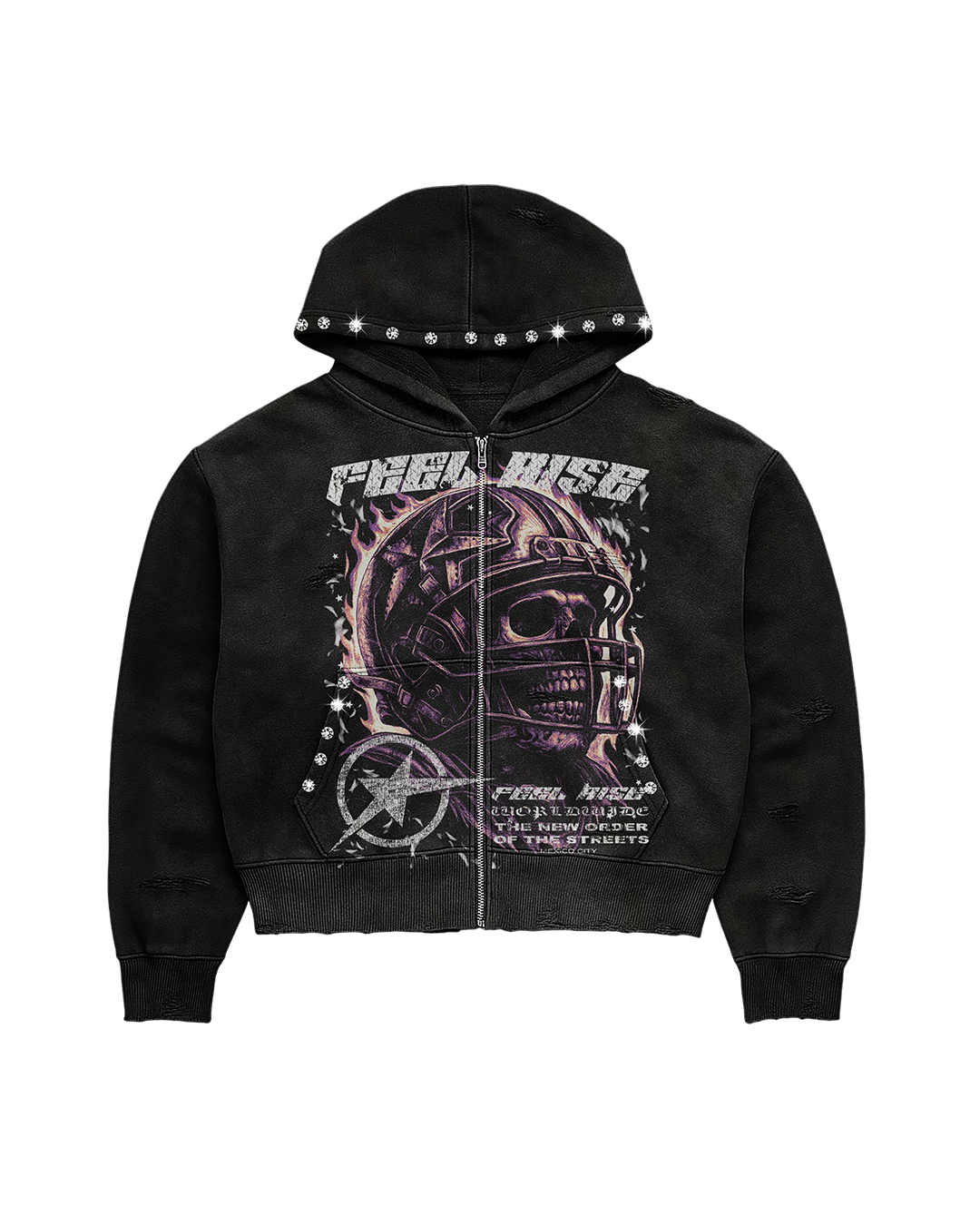 Superstar zip hoodie