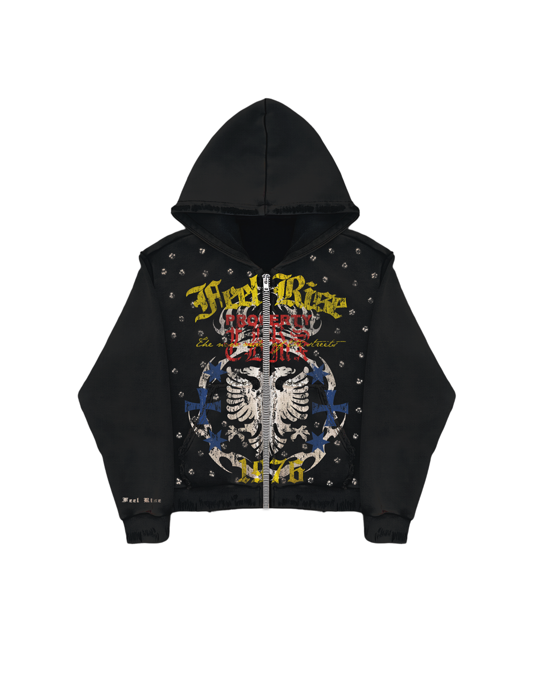 ziiper hoodie "NEW ORDER"