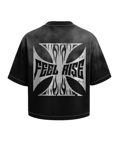 Playera negra "The Silent Supper"
