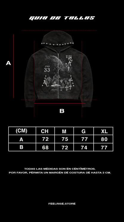 Nova luxury zip hoodie