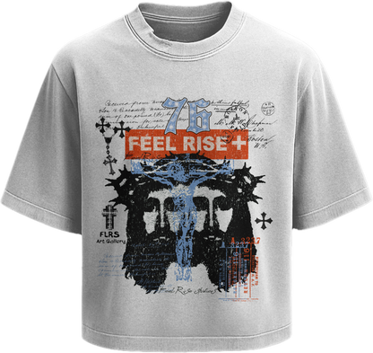Playera blanca "Pain & Promise"