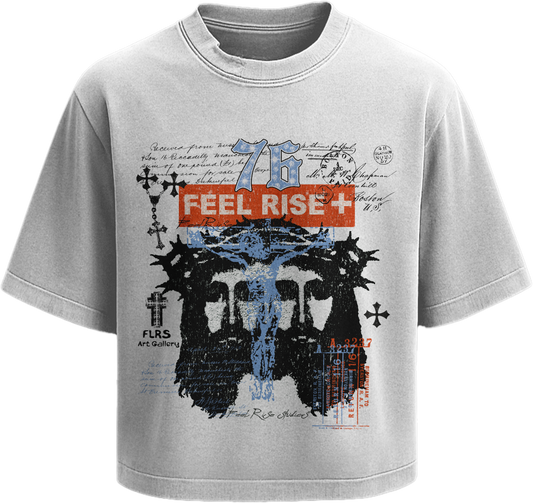 Playera blanca "Pain & Promise"