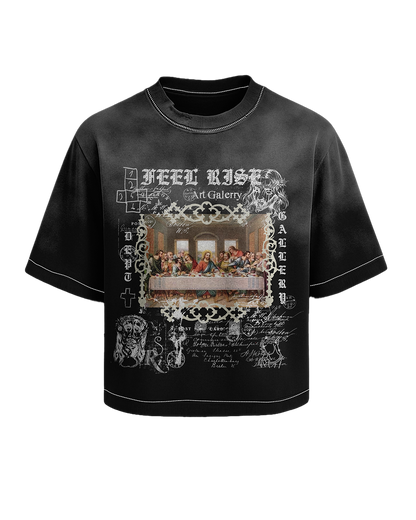 Playera negra "The Silent Supper"